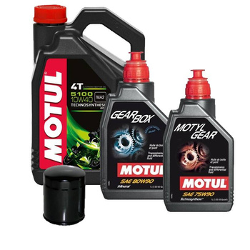 ZESTAW OLEJÓW OLEJ MOTUL FILTR YAMAHA GRIZZLY 700 660 550