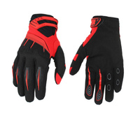 RĘKAWICE SKÓRZANO TEKSTYLNE LETNIE MODEL SPECTRUM ROZM L CZERWONE