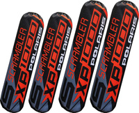 OSŁONY AMORTYZATORÓW POLARIS SCRAMBLER S 1000 CZARNO CZERWONE