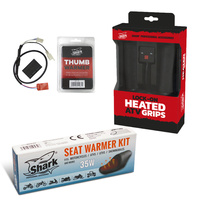 ZESTAW GRZANYCH AKCESORIÓW MANETKI MATA SIEDZISKA PODGRZEWANY KCIUK SHARK