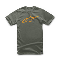 T-SHIRT ALPINESTARS AGELESS CLASSIC MILITARY ORANGE M