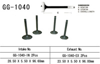 VESRAH ZAWÓR WYDECHOWY HONDA XR 250 R '86-'95 (2 NA POJAZD) (23,5X5,5X96,0 MM) (OEM: 14721-KR6-000) (1SZT.) (MADE IN JAPAN)