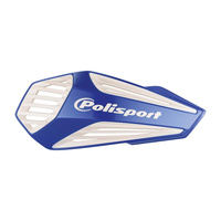 POLISPORT PROMOCJA OSŁONY RĄK (HANDBARY) MODEL MX AIR Z UNIWERSALNYM ZESTAWEM MONTAŻOWYM 22/28 KOLOR NIEBIESKO BIAŁY