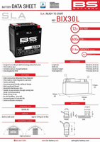 BS BATTERY AKUMULATOR YTX30L BS 30 AH POLARIS