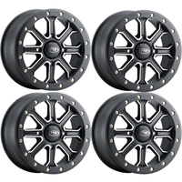 KOMPLET FELG ITP INERTIA BEADLOCK 14X7 4/136 5+2 CAN-AM KAWASAKI