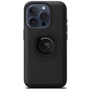 ETUI POKROWIEC TELEFON IPHONE QUAD LOCK® MAG - IPHONE 15 PRO CZARNY PIERŚCIEŃ
