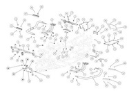 OSŁONA LEWEJ NOGI NIEBIESKA SEGWAY SNARLER AT6 L ABS T3B