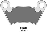 DELTA BRAKING KLOCKI HAMULCOWE KH354 POLARIS - ZASTĘPUJĄ DB2620MX-D ORAZ DB2620QD-D