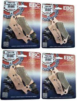 KLOCKI EBC KPL CAŁY QUAD Yamaha Grizzly 700 550