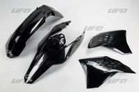 UFO KOMPLET PLASTIKÓW KTM EXC '09-'10 KOLOR CZARNY (KT511E001)