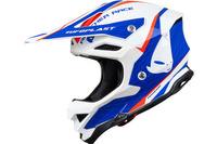 UFO 2022/07 KASK DIAMOND KOLOR BIAŁY CZERWONY NIEBIESKI ROZMIAR L