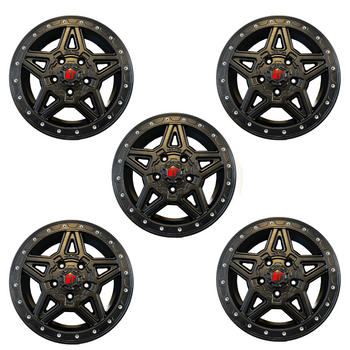 KOMPLET FELG ICE TEC 5/114,3 15X7 5SZT BEADLOCK POLARIS RZR PRO R 200L ULTIMATE 225KM 2022-2025