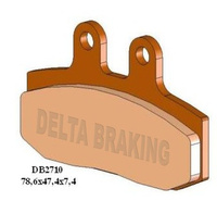 DELTA BRAKING KLOCKI HAMULCOWE KH113/KH256 PRZÓD APRILIA RED ROSE 125 '87-'94, ATLANTIC 500 '02-'04, SPORTCITY 125 '04-'12, GILERA DAKOTA 350/500 '85-'87, HONDA CRM 125 '90-'99, NSR 125 '91-'03, CMX 250 REBEL '97-'00, SJ 50 '93-'99