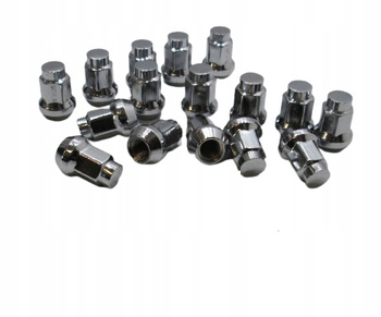 NAKRĘTKA STOŻKOWA CHROMOWANA DO KÓŁ GWINT 3/8-24 NA KLUCZ 14MM DO QUADÓW POLARIS 13272