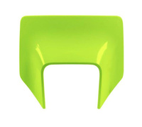 RACETECH OSŁONA LAMPY PRZÓD HUSQVARNA TE/FE 17-19 KOLOR ŻÓŁTY FLUO (NEON) (WZÓR OEM) (HU03387DFLU)