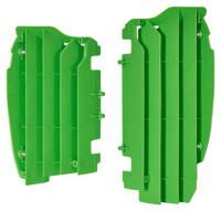 POLISPORT OSŁONY CHŁODNICY (KRATKI - KOMPLET) KAWASAKI KX 450F '12-'15 KOLOR ZIELONY