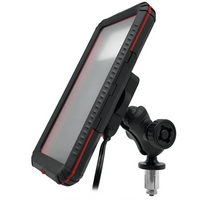 MOTOCYKLOWY UCHWYT NA TELEFON MC42-03 Z ŁADOWANIEM INDUKCYJNYM