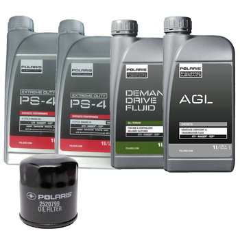 ZESTAW OLEJÓW POLARIS EXTREME DUTY POLARIS SPORTSMAN RANGER SCRAMBLER 570 500 450 400 300 