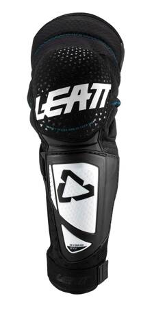 LEATT (2023/2024) NAKOLANNIKI OCHRANIACZE KOLAN 3DF HYBRID EXT JUNIOR (DZIECIĘCE) KNEE AND SHIN GUARD WHITE/BLACK KOLOR CZARNY/BIAŁY ROZMIAR