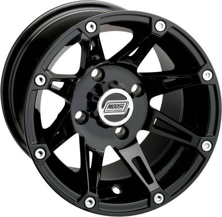 FELGA MOOSE RACING 12X7 4/136 4+3 CZARNE POLARIS