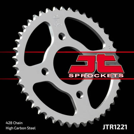 JT ZĘBATKA TYLNA 4669 44 HONDA CBR 125 11-17, CB 125F (GLR125) 15-17 (JTR1221.44)* (ŁAŃC. 428) OTWÓR NA ŚRUBĘ 10,5 - MOŻE BYŻ ZASTĄPIONA PRZEZ 269 44