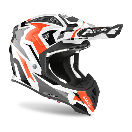 KASK AIROH AVIATOR ACE SWOOP ORANGE GLOSS XL