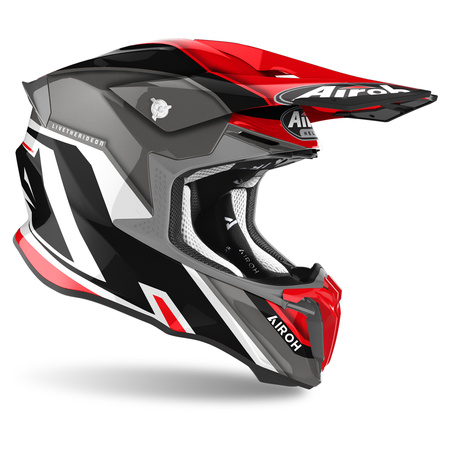 KASK AIROH TWIST 2.0 SHAKEN RED GLOSS S