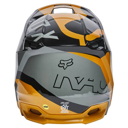 KASK CROSS ENDURO FOX V-1 CZARNO-ZŁOTY JUNIOR