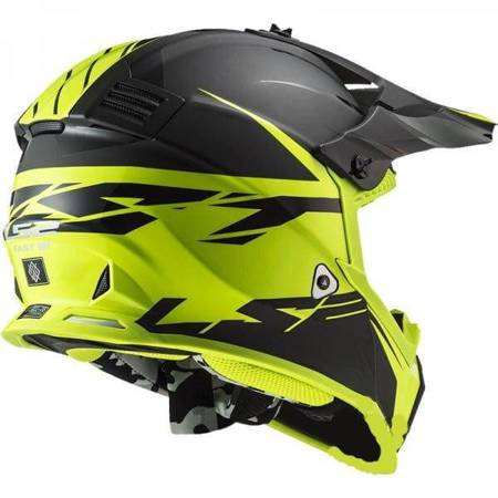 KASK CROSS LS2 FAST EVO MATT ŻÓŁTY XL