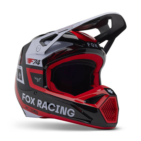 KASK FOX JUNIOR V1 RACE SPEC FLUORESCENT RED YM