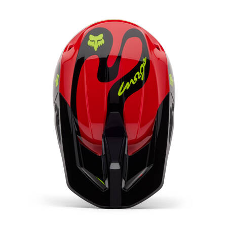 KASK FOX V1 EMOTION FLUORESCENT RED M