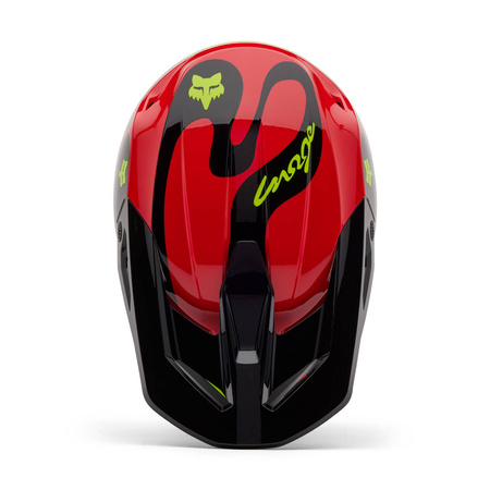 KASK FOX V1 EMOTION FLUORESCENT RED S