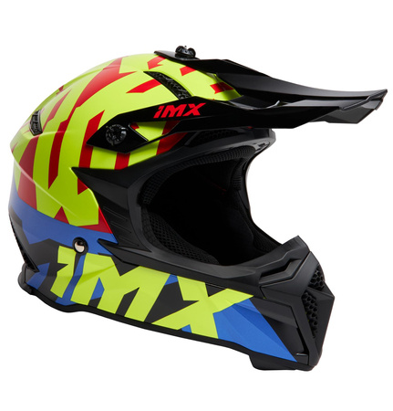 KASK IMX FMX-02 BLACK/FLUO YELLOW/BLUE/FLUO RED GLOSS GRAPHIC L