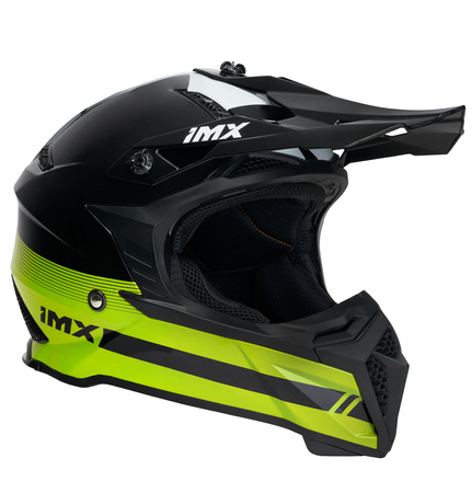 KASK IMX FMX-02 BLACK/FLUO YELLOW/WHITE GLOSS M