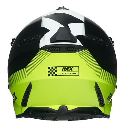 KASK IMX FMX-02 BLACK/FLUO YELLOW/WHITE GLOSS M