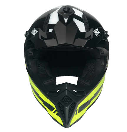 KASK IMX FMX-02 BLACK/FLUO YELLOW/WHITE GLOSS M