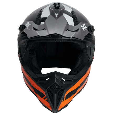 KASK IMX FMX-02 BLACK/ORANGE/WHITE GLOSS L