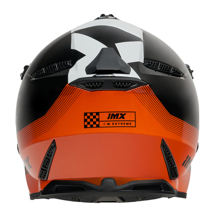 KASK IMX FMX-02 BLACK/ORANGE/WHITE GLOSS L