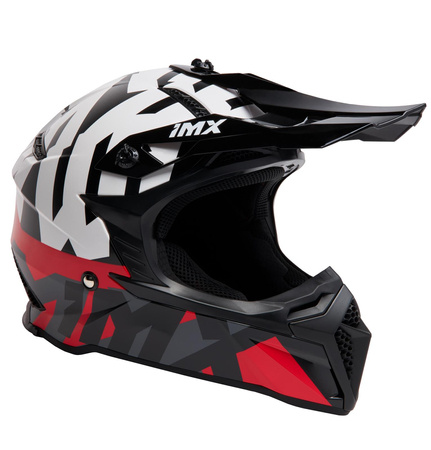 KASK IMX FMX-02 BLACK/WHITE/FLO RED/GREY GLOSS GRAPHIC XL