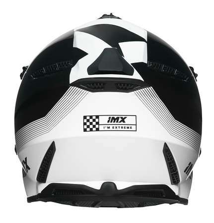 KASK IMX FMX-02 BLACK/WHITE GLOSS L