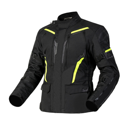 KURTKA TEKSTYLNA OZONE TOUR III BLACK/FLUO YELLOW XL