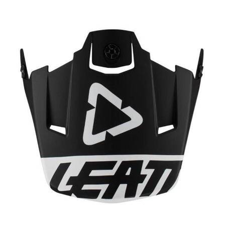 LEATT (2022/2023) DASZEK/VISOR DO KASKU GPX 3.5 V19.2 WHITE/BLACK KOLOR BIAŁY/CZARNY ROZMIAR M-XXL (CZĘŚCI ZAMIENNE)