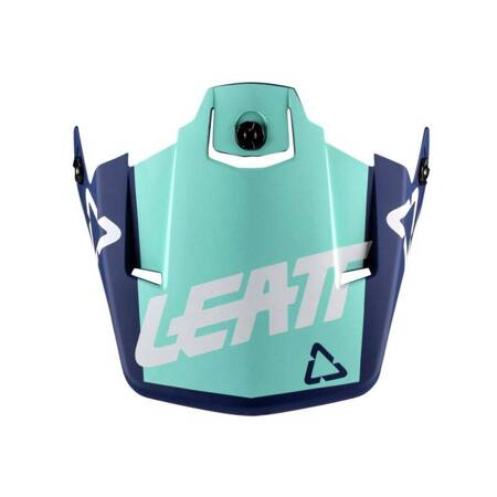 LEATT (2022/2023) DASZEK/VISOR DO KASKU GPX 3.5 V20.2 AQUA KOLOR MIĘTOWY/GRANATOWY ROZMIAR M-XXL (CZĘŚCI ZAMIENNE)