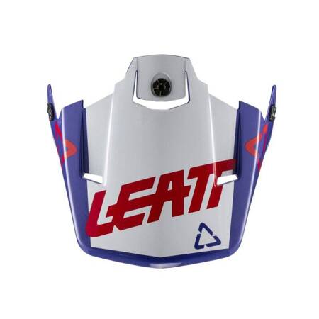 LEATT (2022/2023) DASZEK/VISOR DO KASKU GPX 3.5 V20.2 ROYAL KOLOR BIAŁY/NIEBIESKI/CZERWONY ROZMIAR M-XXL (CZĘŚCI ZAMIENNE)