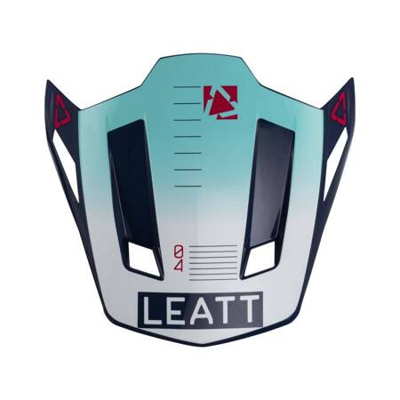 LEATT (2023/2024) DASZEK/VISOR DO KASKU MOTO 8.5 V23 RED KOLOR GRANATOWY/NIEBIESKI (CZĘŚCI ZAMIENNE)