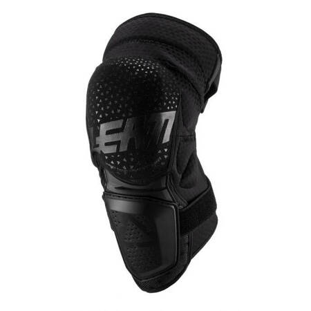 LEATT (2023/2024) NAKOLANNIKI OCHRANIACZE KOLAN 3DF HYBRID KNEE GUARD BLACK KOLOR CZARNY ROZMIAR S/M