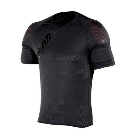 LEATT (2023/2024) OCHRANIACZ RAMION NA SIATCE SHOULDER TEE 3DF AIRFIT LITE BLACK KOLOR CZARNY ROZMIAR S