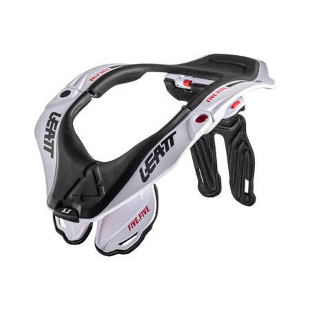 LEATT (2023/2024) OCHRANIACZ SZYI 5.5 NECK BRACE WHITE KOLOR BIAŁY/CZARNY ROZMIAR S/M