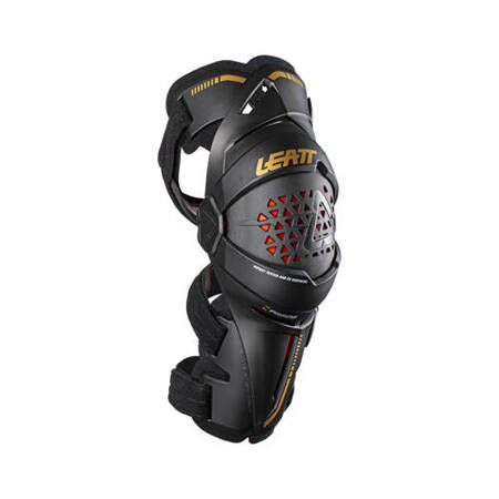 LEATT (2023/2024) ORTEZY (OCHRANIACZE STAWU KOLANOWEGO) Z-FRAME KNEE BRACE (PARA) BLACK KOLOR CZARNY ROZMIAR S