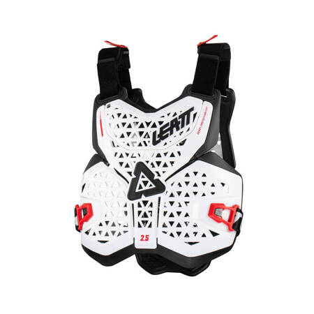 LEATT (2023/2024) OSŁONA KLATKI PIERSIOWEJ (BUZER) CHEST PROTECTOR 2.5 WHITE KOLOR BIAŁY